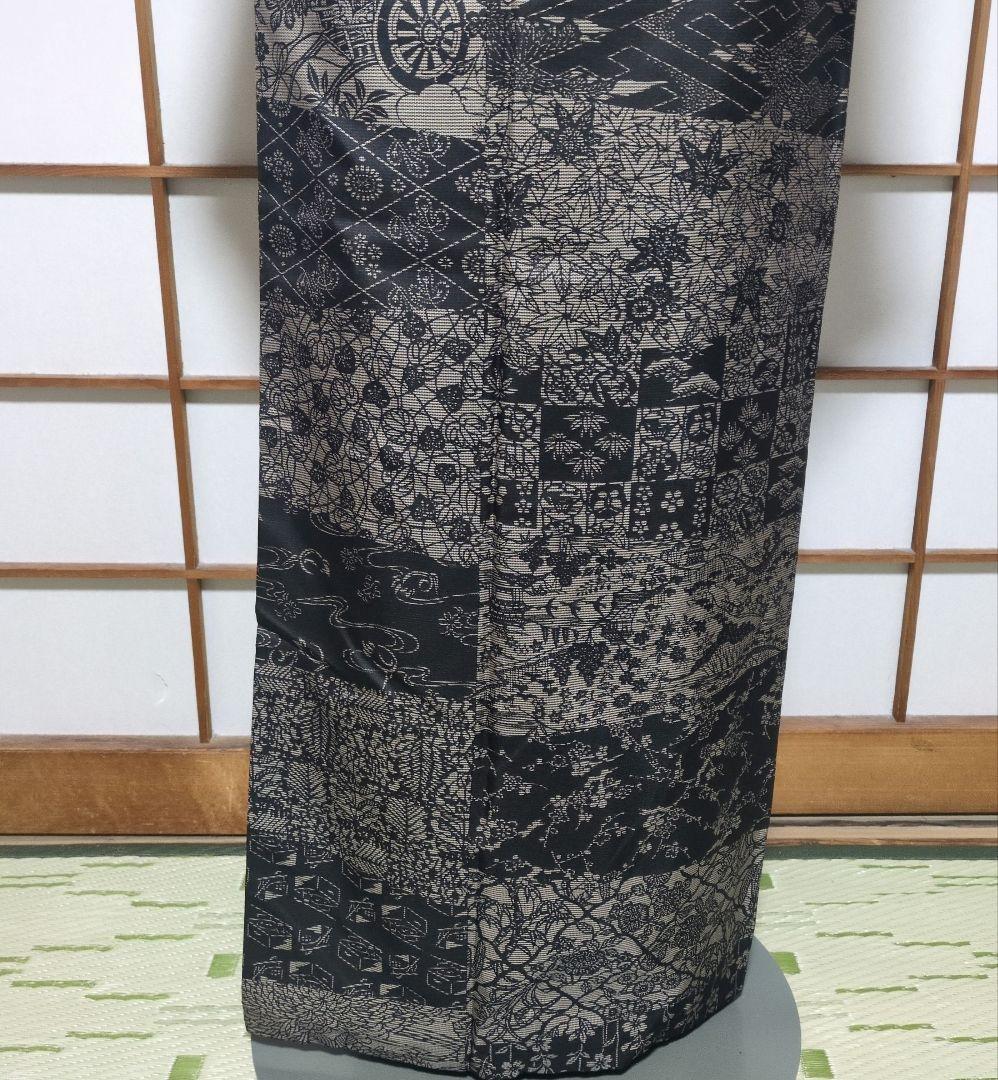 美品 型染 大島紬 丈162 裄68