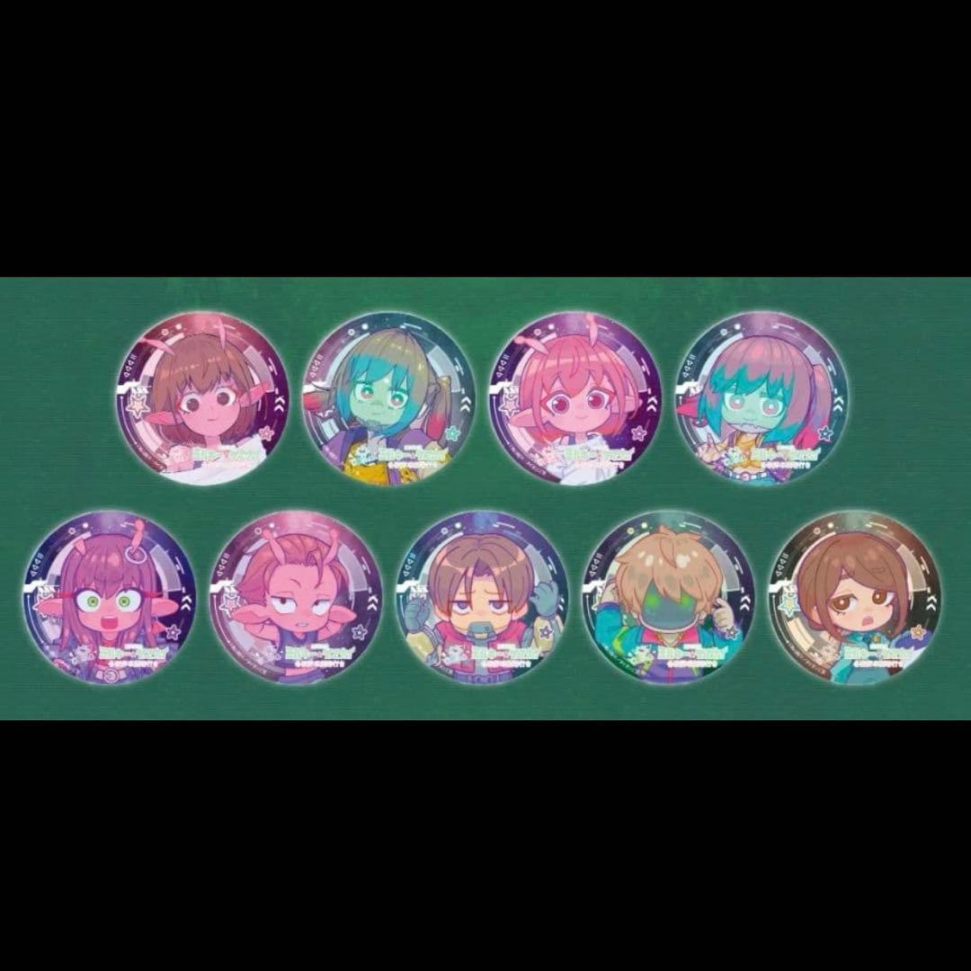 銀河特急 ミルキー☆サブウェイ ORBcafe　缶バッチ　未開封9個