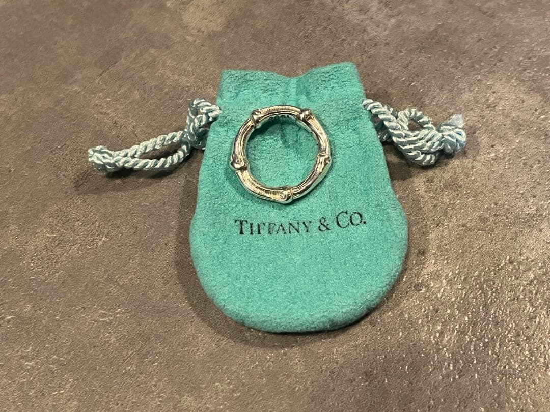 最終価格【希少品】【美品】TIFFANY & COティファニーバンブーリング8号