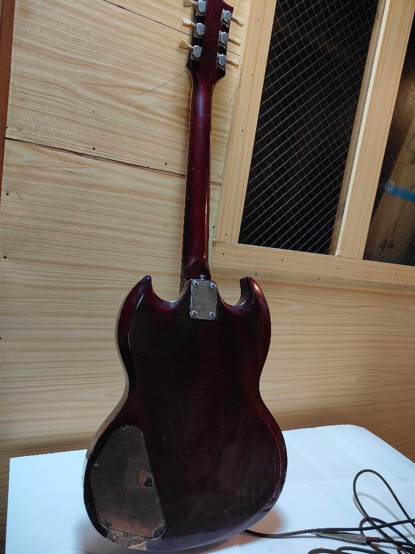 Greco SGスタイル エレキギター バーガンディ MADE IN JAPAN