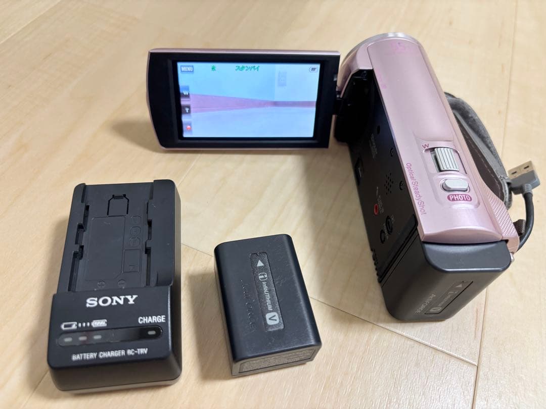 SONY HDR-CX390ビデオカメラ　ピンク