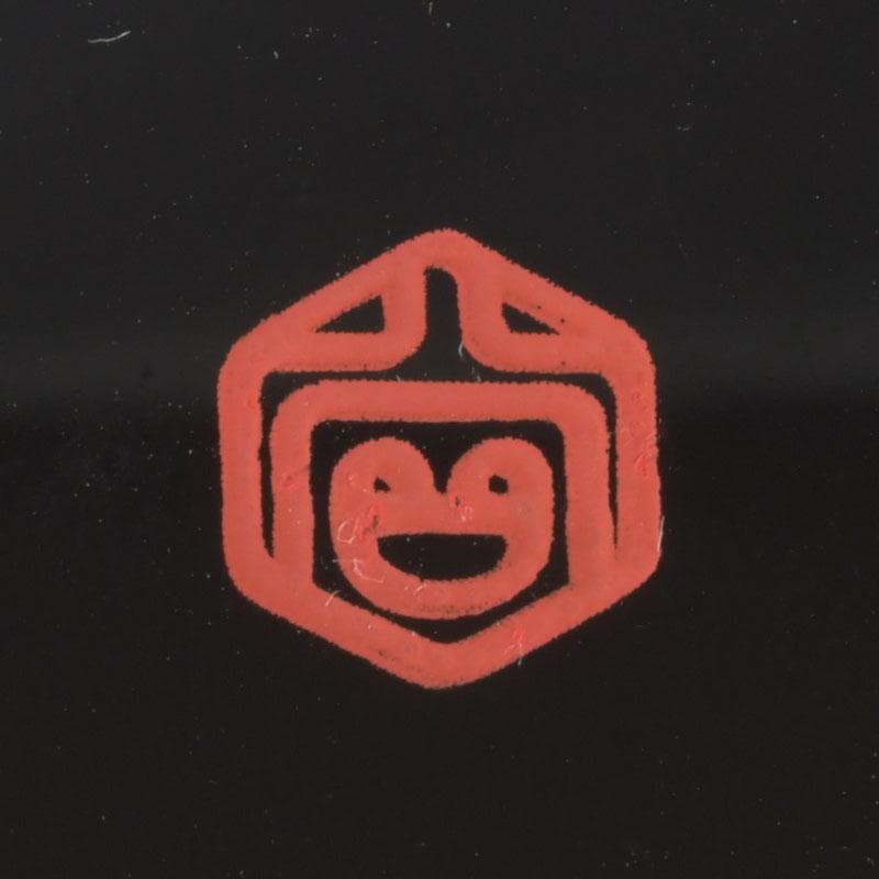 茶道具　南山谷俊成作　乾漆　蓬莱漆器　樹齢香合　共箱　V　9484