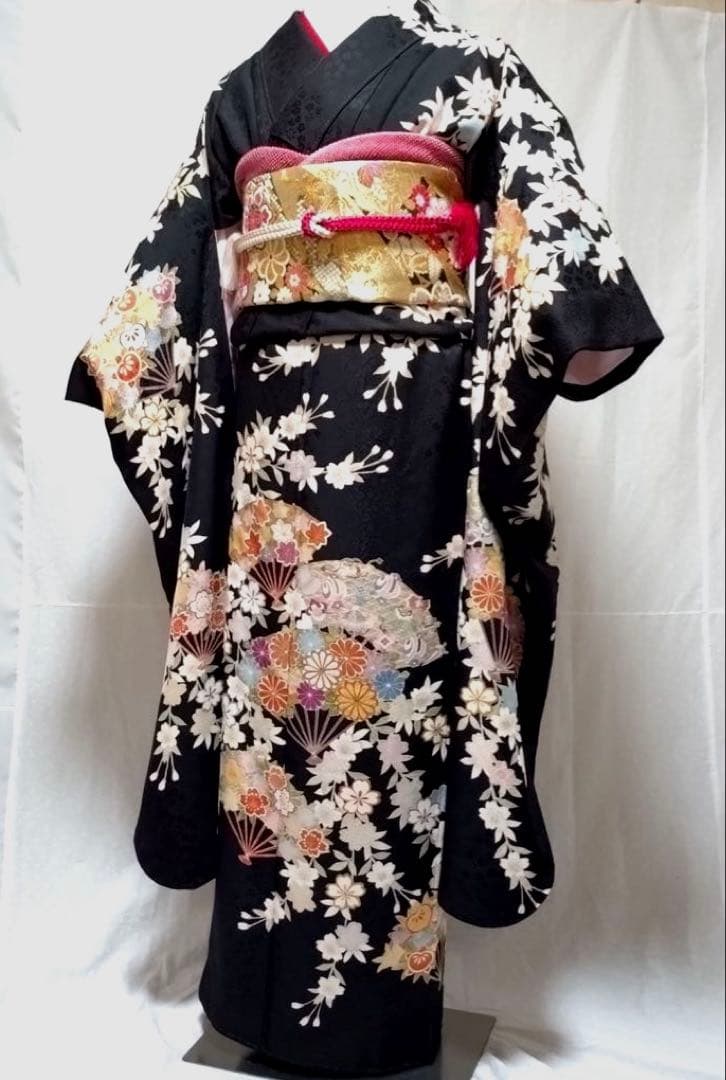 正絹振袖　袋帯　長襦袢　小物セット　 18ー4