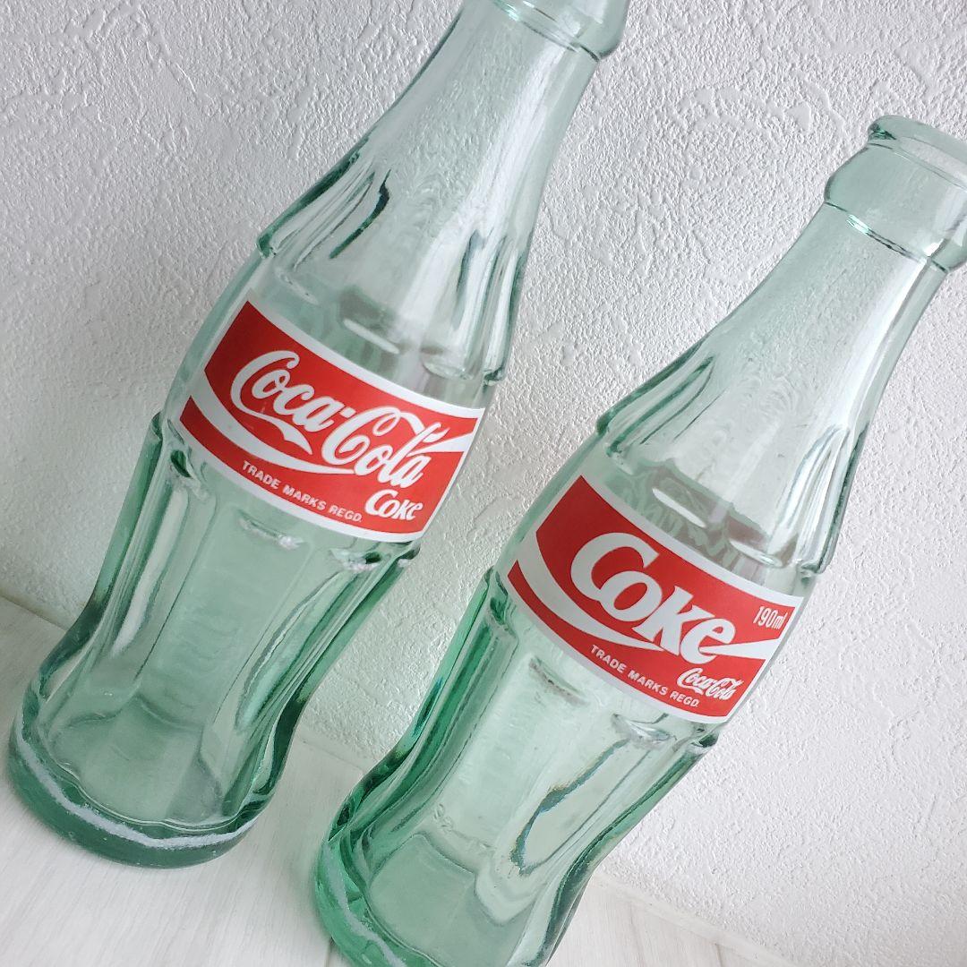 コカ・コーラ社製　ジュース瓶　昭和レトロ　空き瓶　 2本