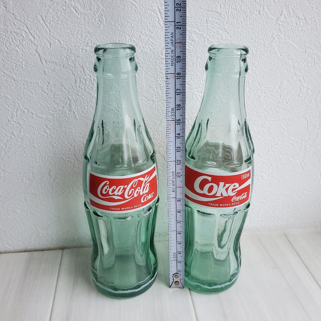コカ・コーラ社製　ジュース瓶　昭和レトロ　空き瓶　 2本