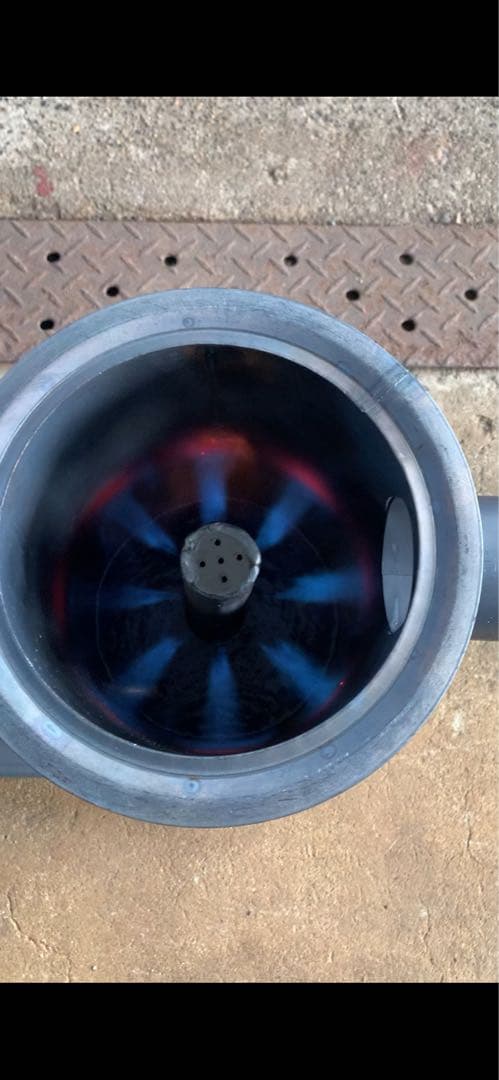 廃油ストーブ　耐熱塗装