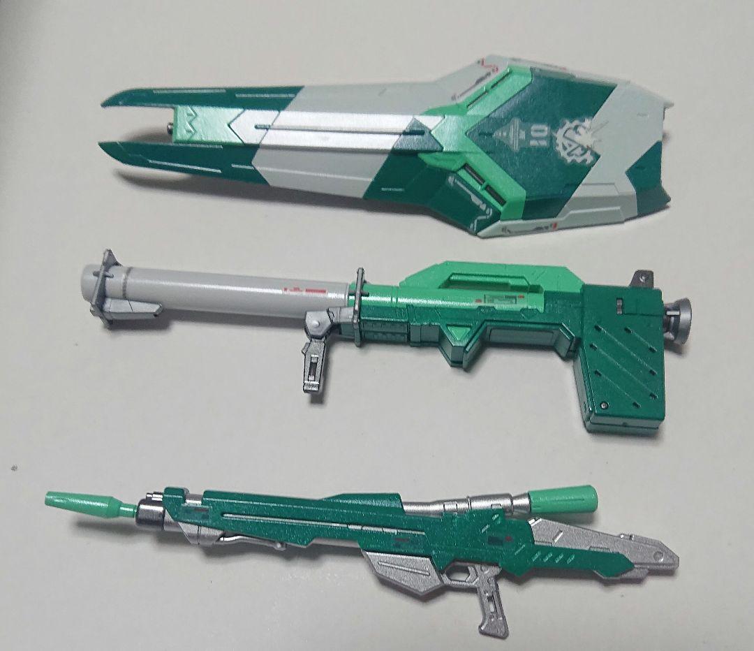 塗装完成品 ハイニューガンダム RG グリーンカラー