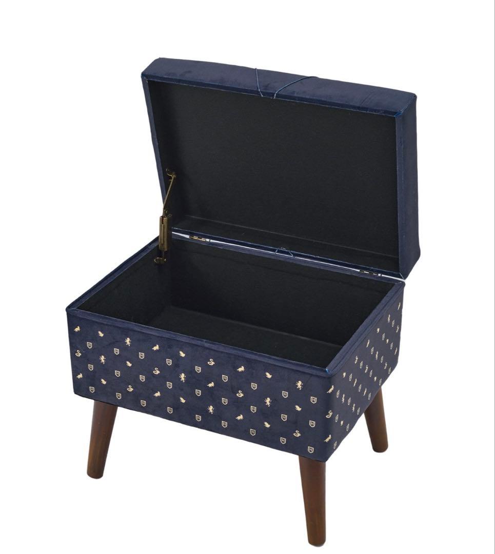 新品　Salut! ハリーポッター 脚付き収納スツール【ホグワーツ】　サリュ