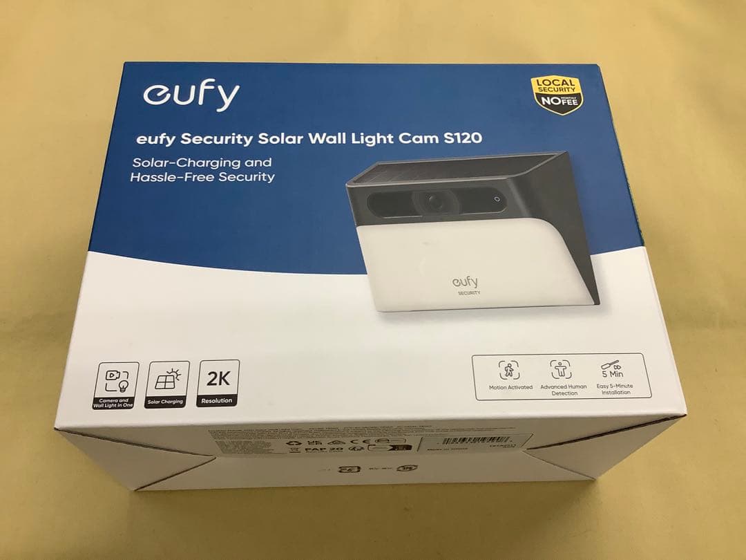 Eufy Solar Wall Light Cam S120 屋外防犯カメラ