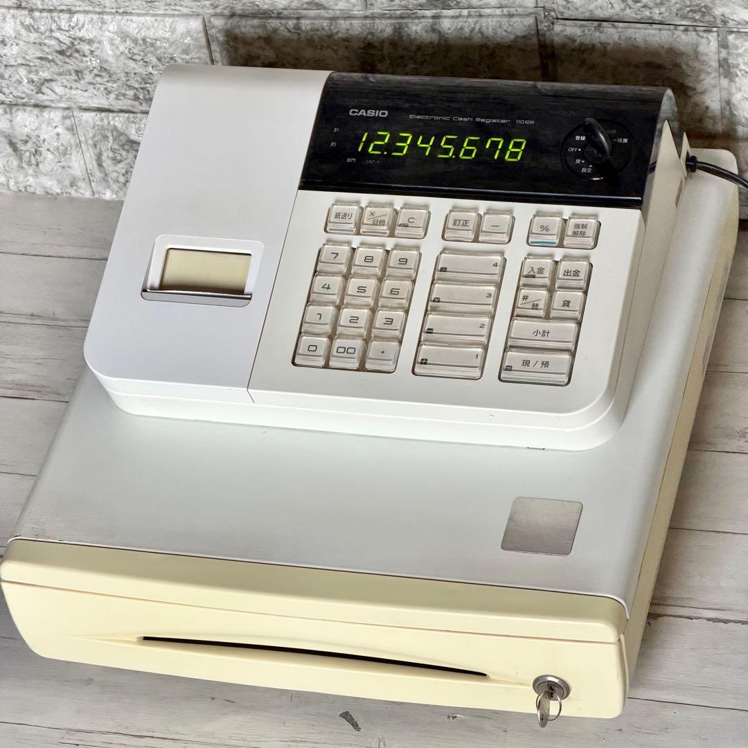 CASIO「110ER」電子レジスター インク交換済み