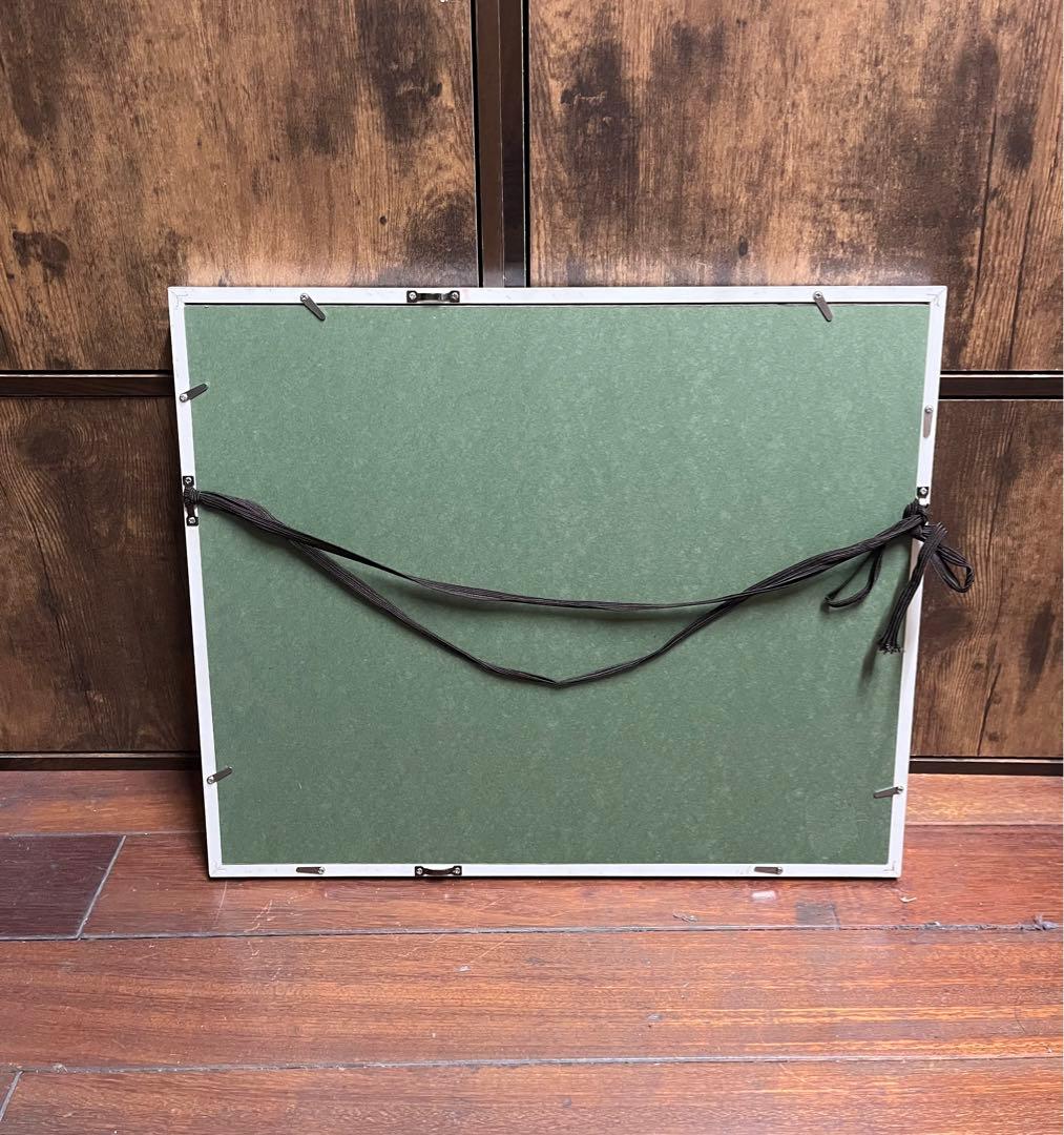 荻須高徳 手描き 水彩画 作者サイン 貴重