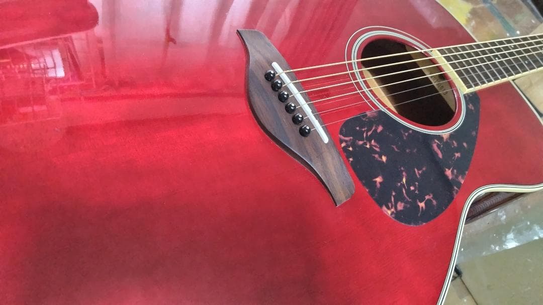 ❤️弦高調整済「YAMAHA ヤマハ FS-820 」＋ケース('▽')赤い彗星