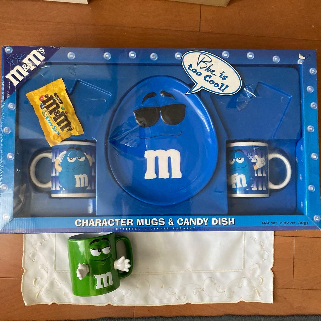 M&M's キャラクター マグカップ2個とキャンディディッシュセット