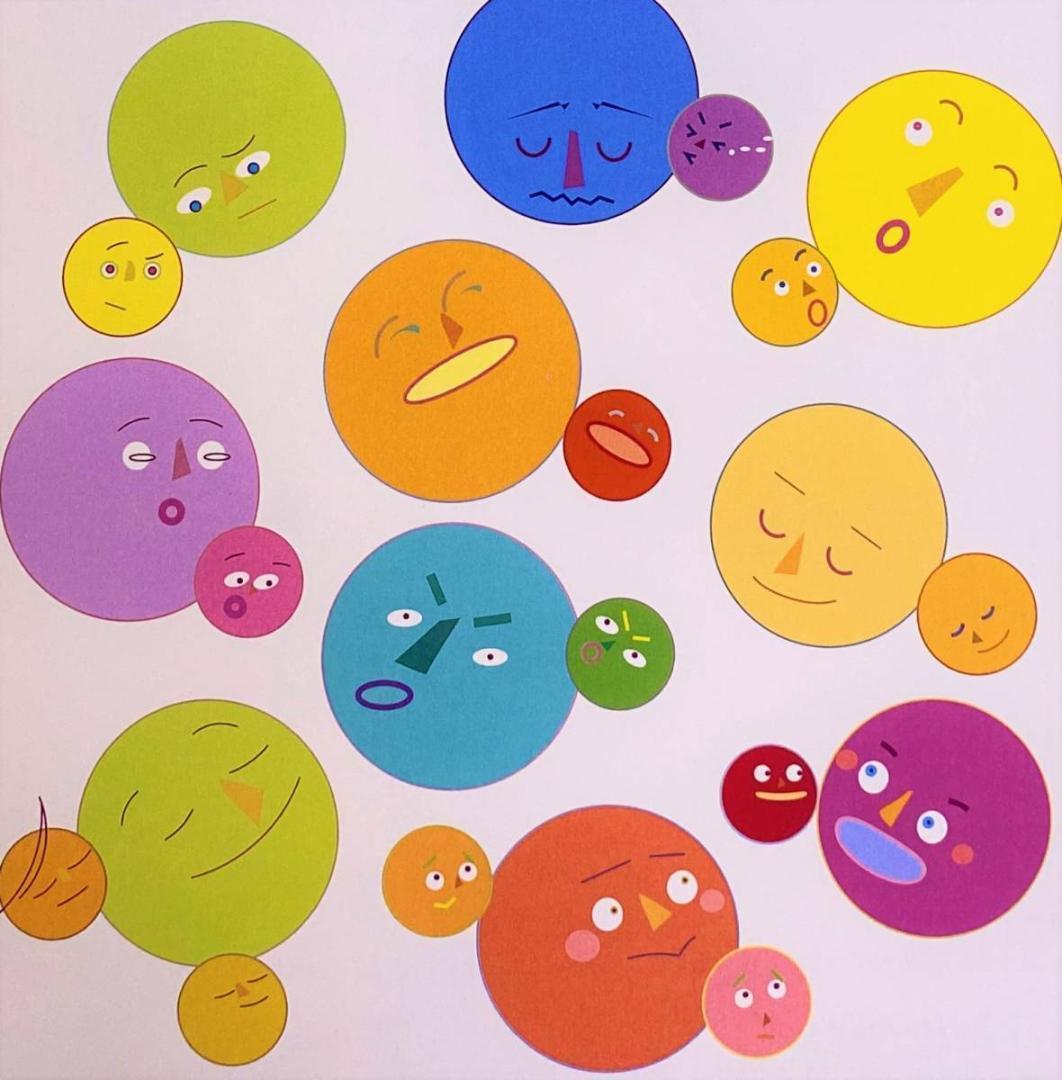 廣田尚子、【僕の母の心】、希少な額装用画集より、新品額装付