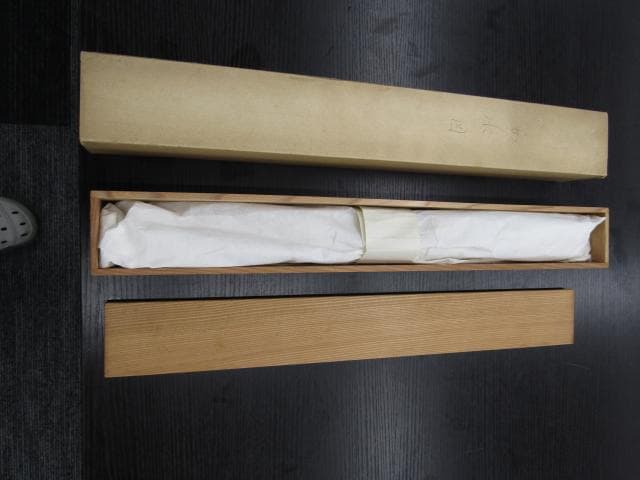 掛け軸 蟹図 水墨画 作者不明