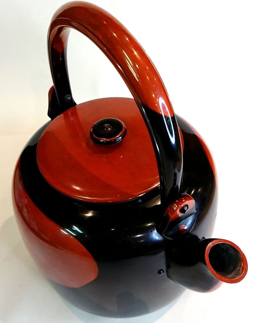 【茶道具】浄益形 水注薬缶 伊藤政治作