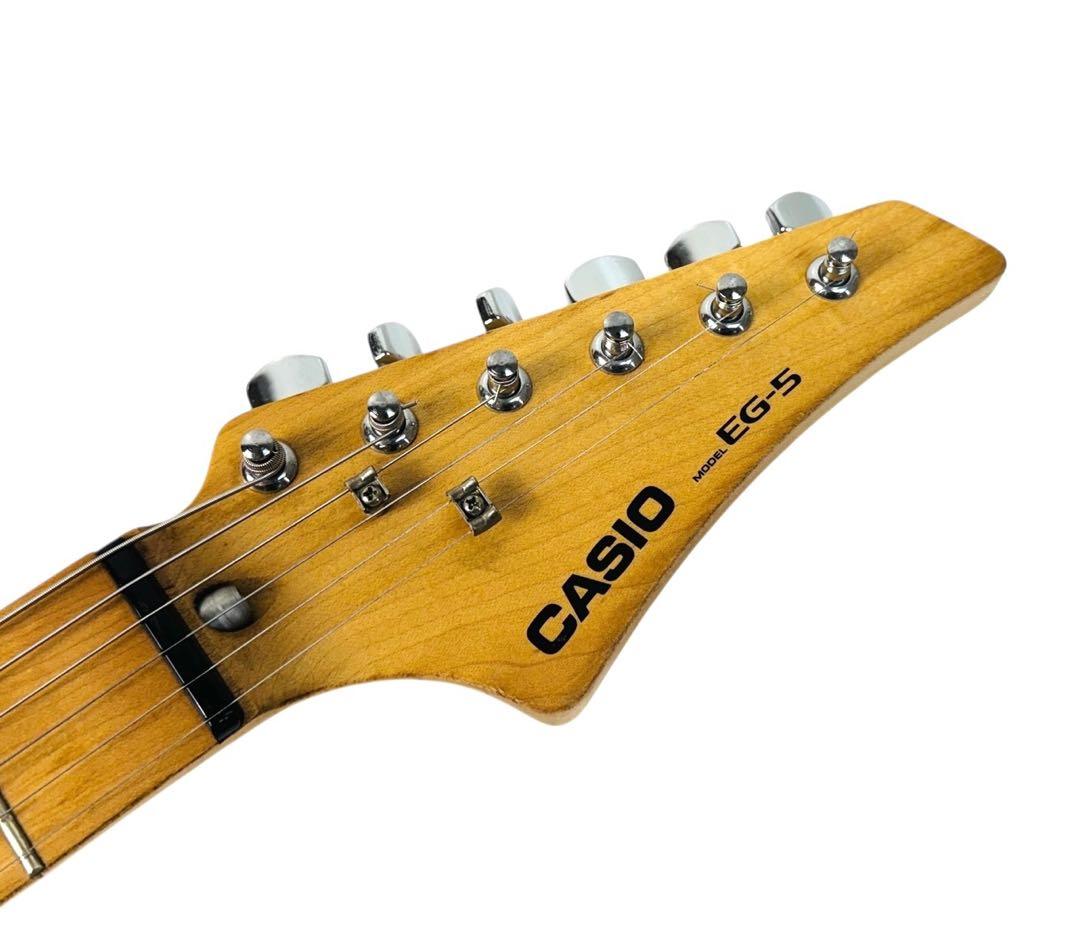 カシオ エレキング カセットプレーヤー スピーカー内蔵 エレキギター EG-5