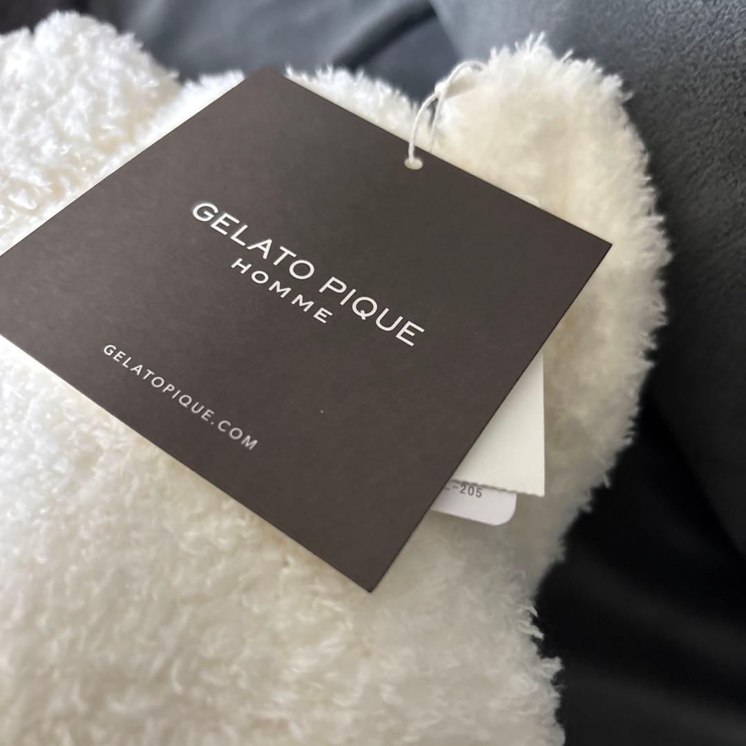 完売品ジェラートピケ パウダーロゴジャガードプルオーバー＆ロングパンツアイボリー