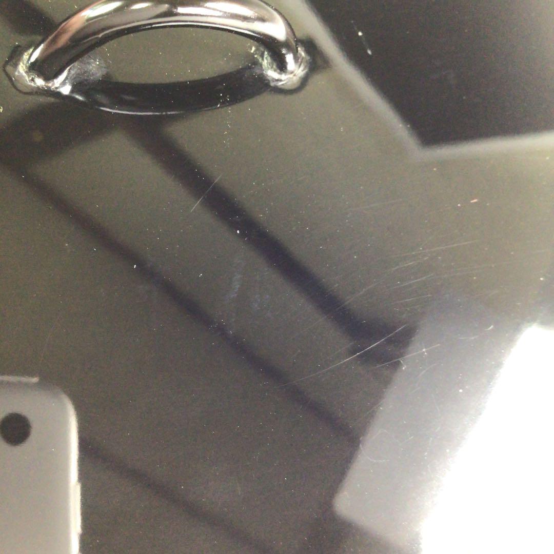 Ｒ８　水指　『山本曠作』『クリスタル硝子』『切子水指』　共箱　茶道具　ガラス工芸