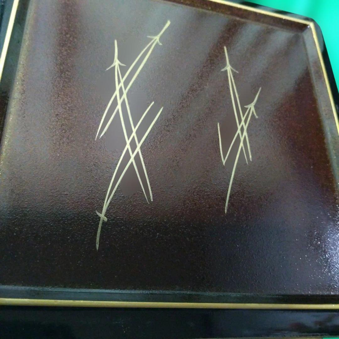 輪島塗 二段重箱 美品