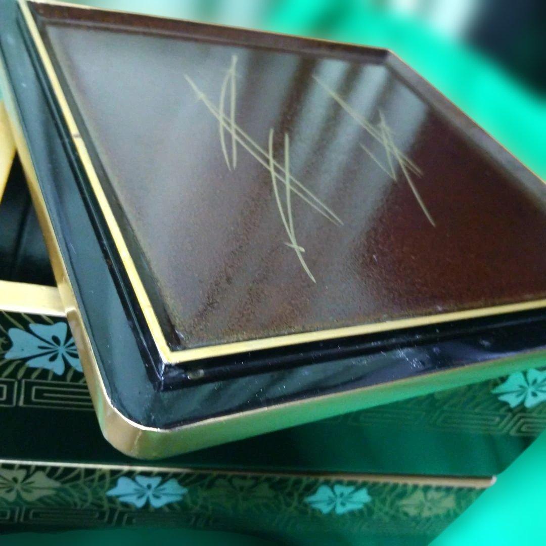 輪島塗 二段重箱 美品