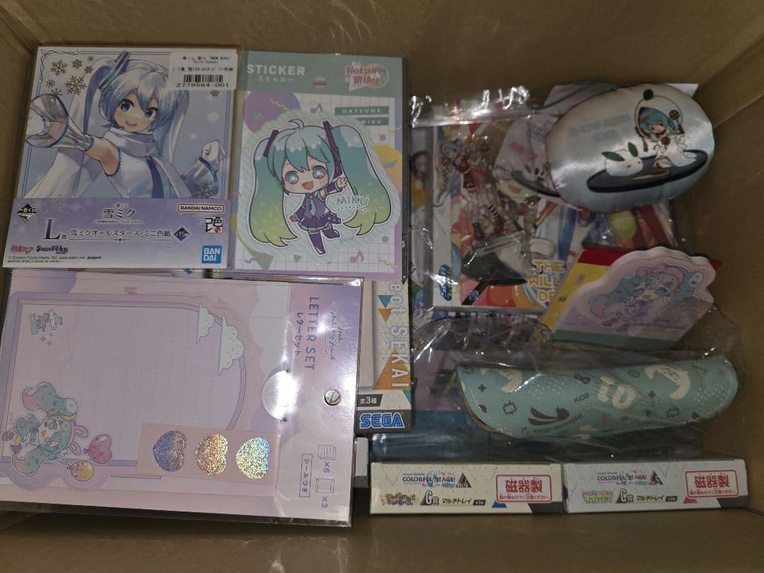 初音ミク、プロセカ　キャラクターグッズ　まとめ　160点