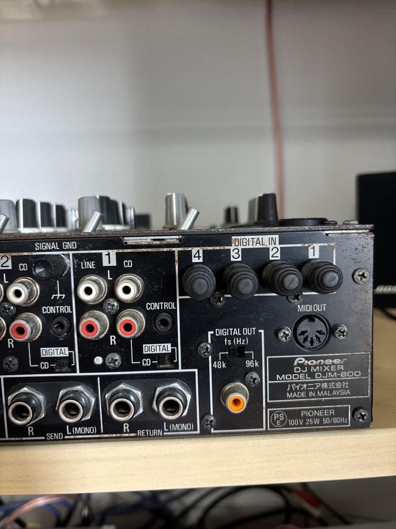 Pioneer DJM-800 DJミキサー 本体　パイオニア