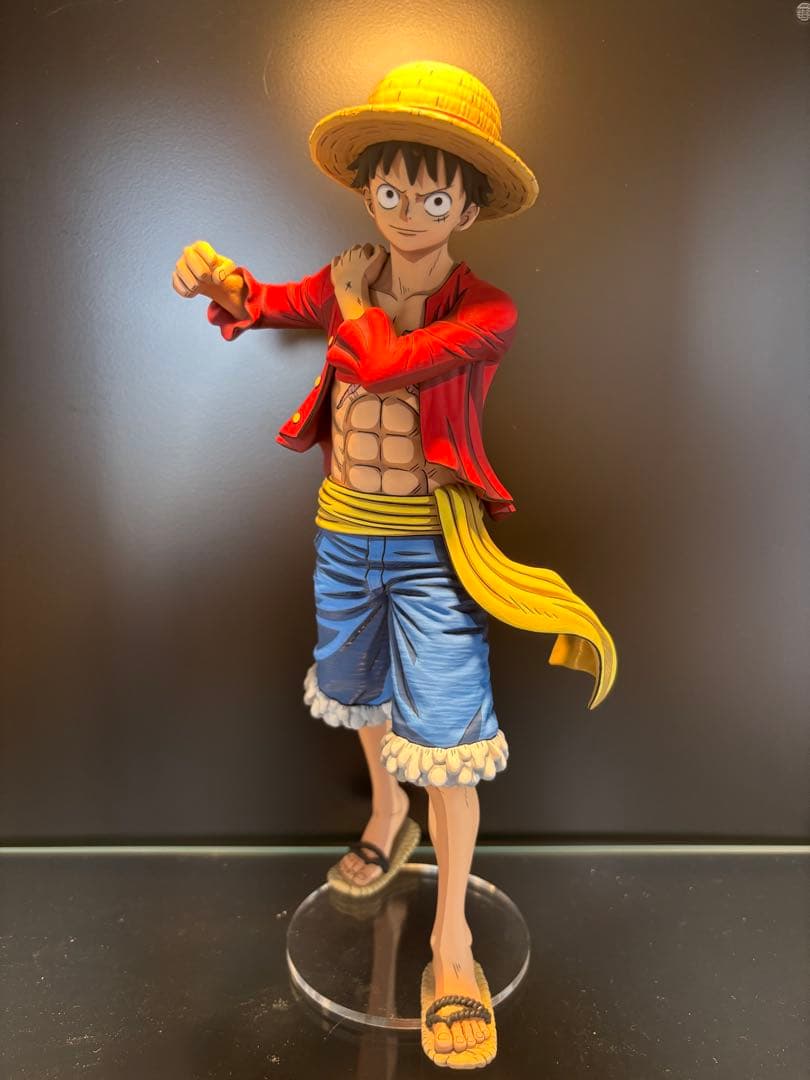 ワンピース フィギュア アニメ塗り 2次元彩色 リペイント ルフィ 一番くじ