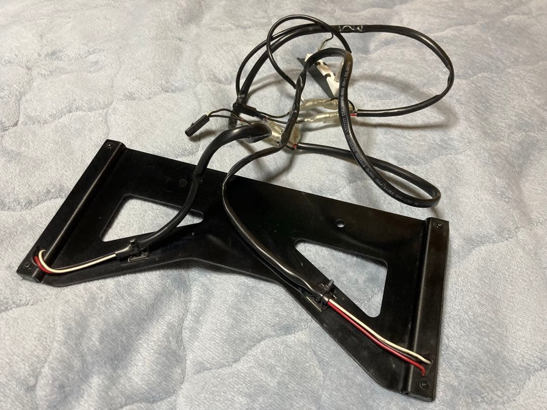 ACTIVE ナンバープレートホルダー　LEDウインカー内蔵　ブラック