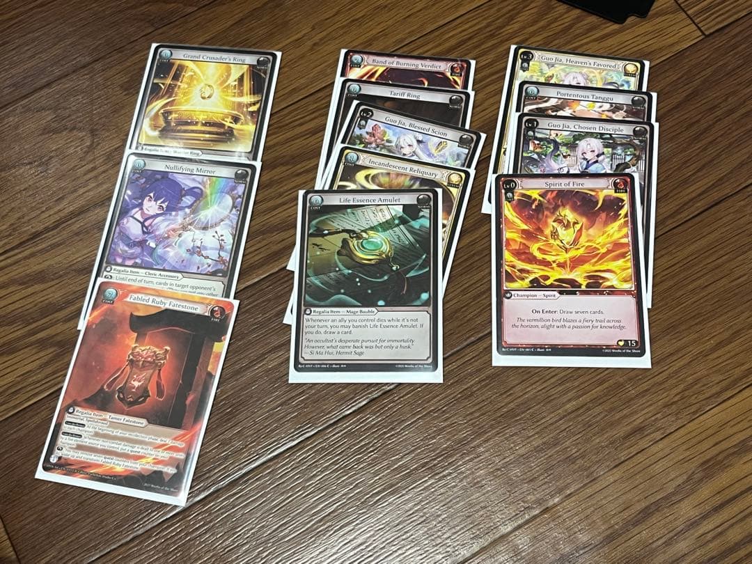 Grand Archive　guo jiaデッキとおまけ