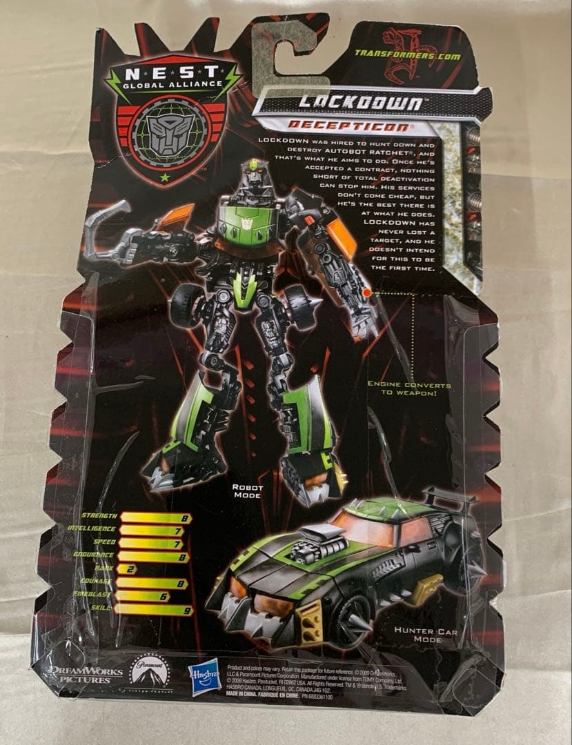 N.E.S.T.ディセプティコンロックダウン 「トランスフォーマー リベンジ」