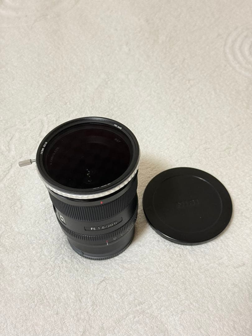 SONY FE 20mm F1.8 G + NiSi 可変NDフィルター