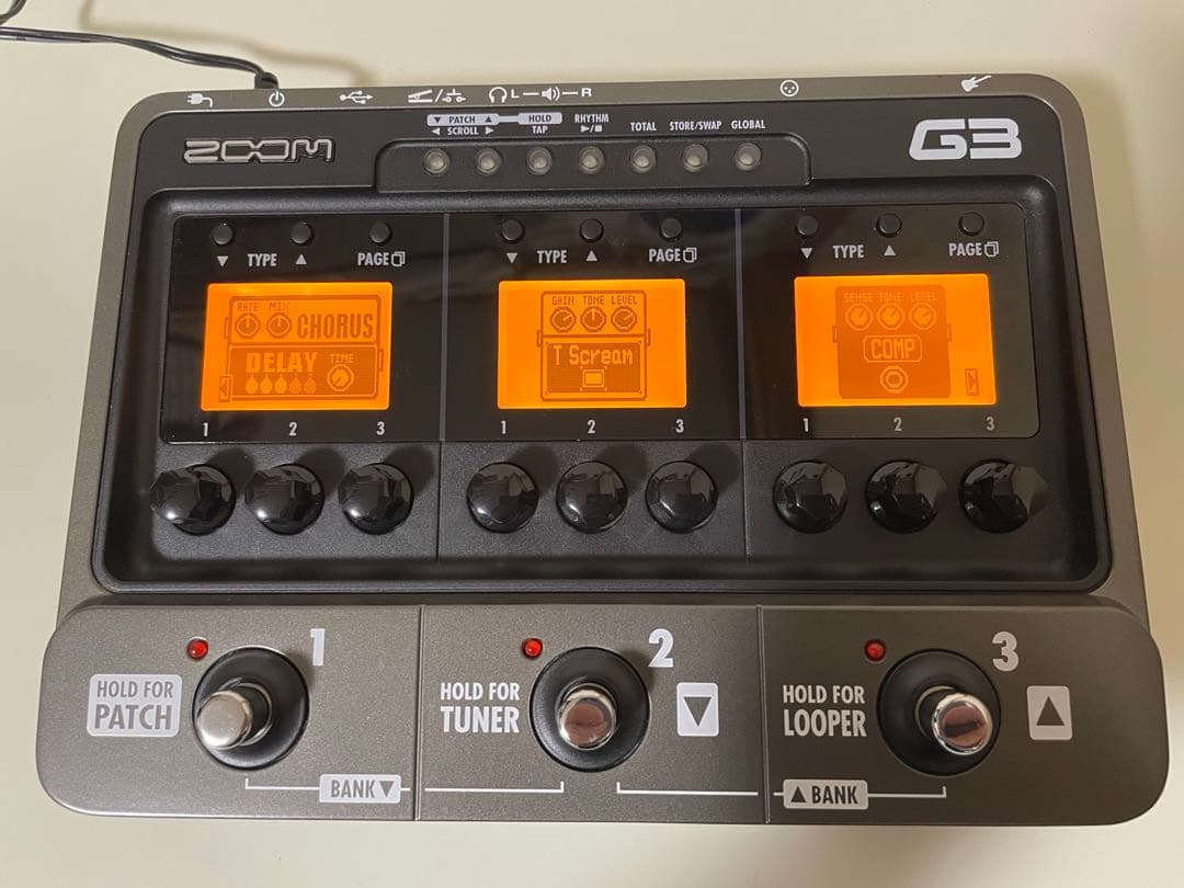 Zoom G3 ギターエフェクター