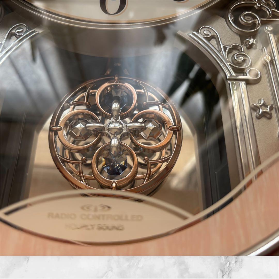 新品♡Small World電波時計 30曲メロディ付 報時付掛時計 リズム時計