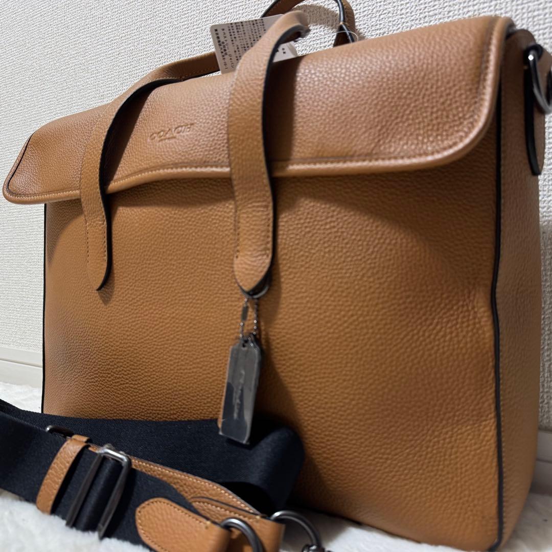 新品未使用！コーチ サリバン ポートフォリオ ブリーフ トートバッグ 2way