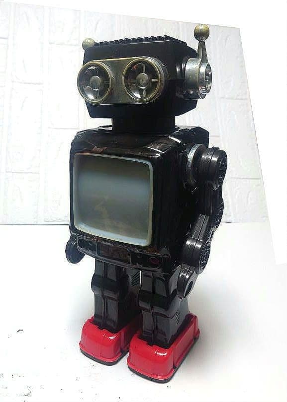ニューアクショントーイ スーパーテレビロボット レトロ ビンテージ アンティーク