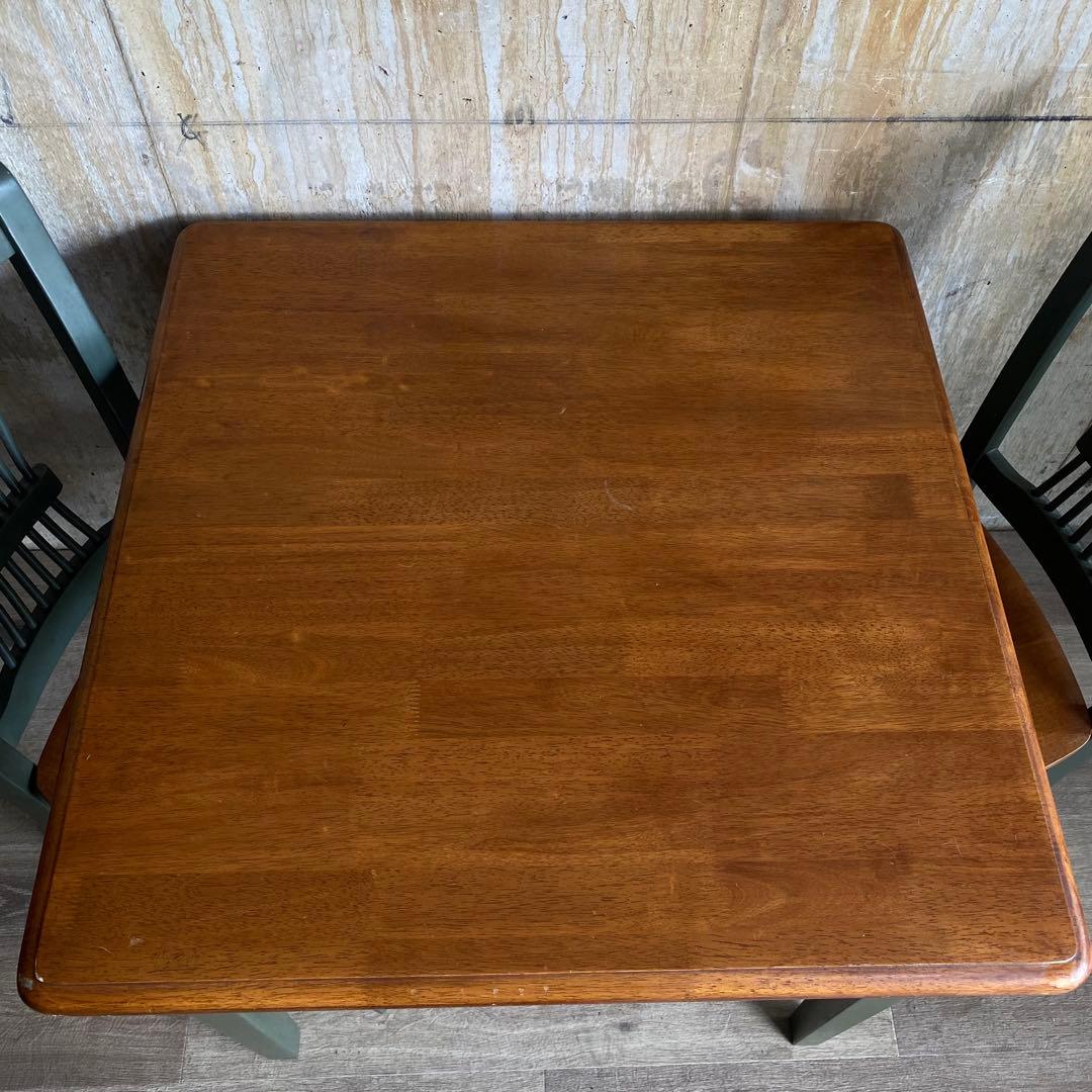 カントリースタイル　ダイニングテーブルセット　チェア　シャビー　レトロ