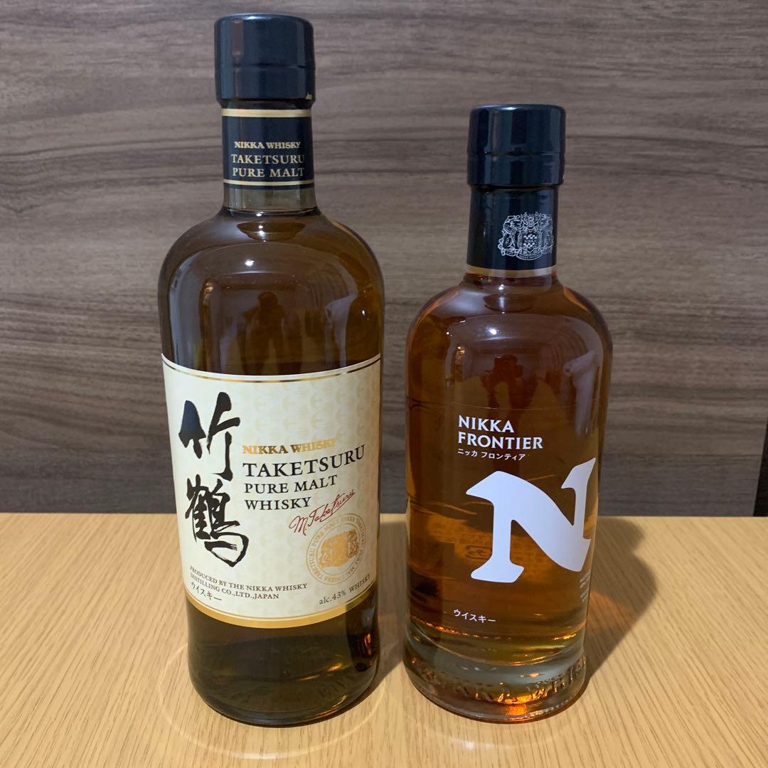 竹鶴　700ml×1本、フロンティア　500ml×1本　新品未開封品