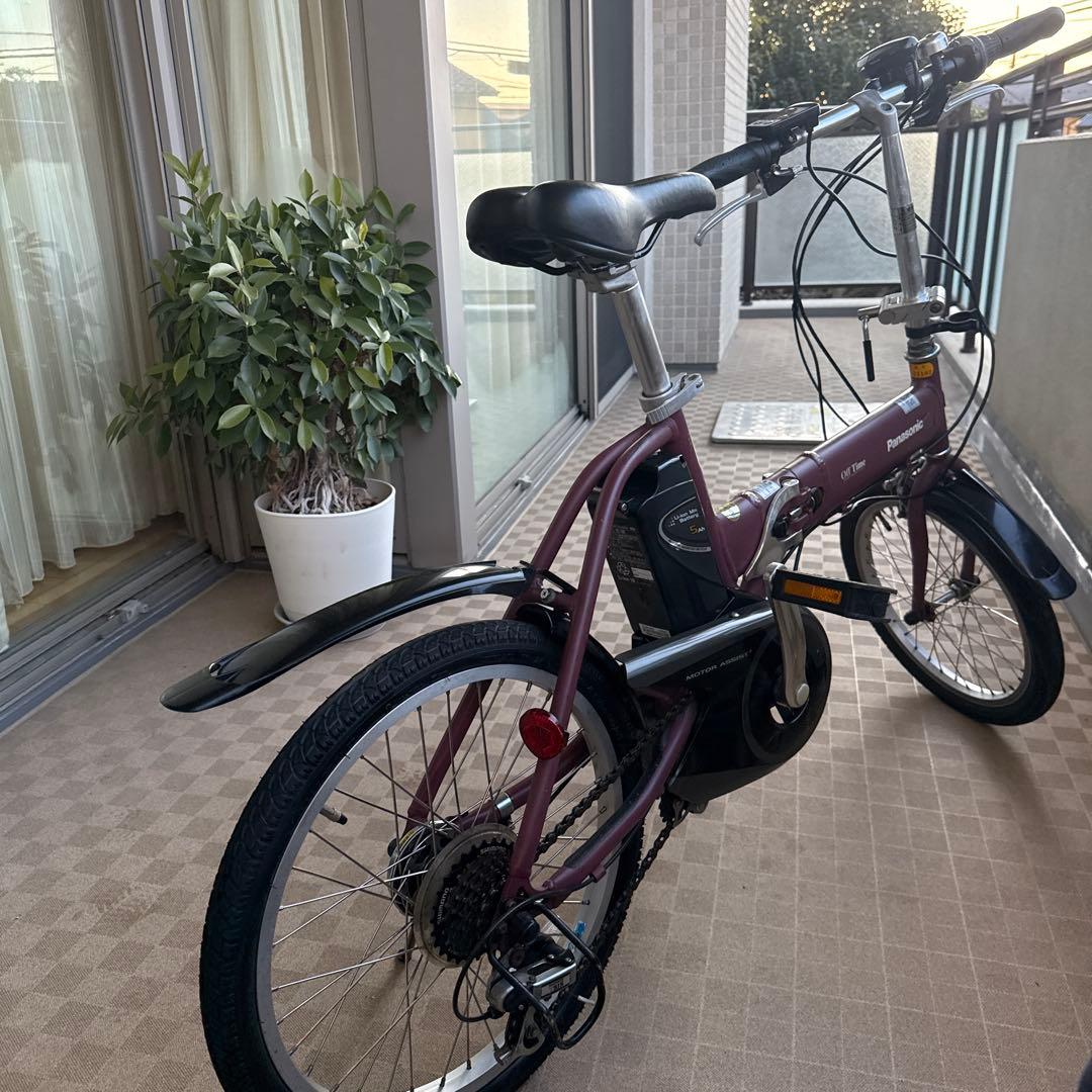 mappie　折りたたみ電動自転車Panasonic OFF TIME