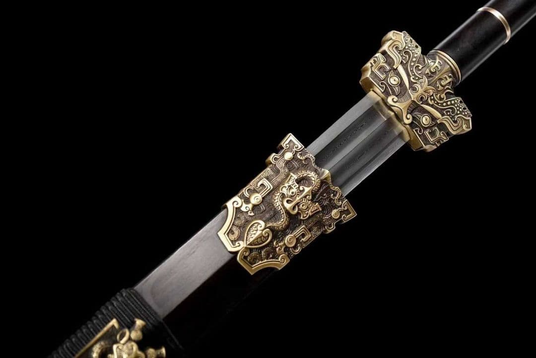 【覇王漢剣】 古兵器 刀装具 日本刀　模造刀 居合刀 武士道 鑑賞用 美術刀