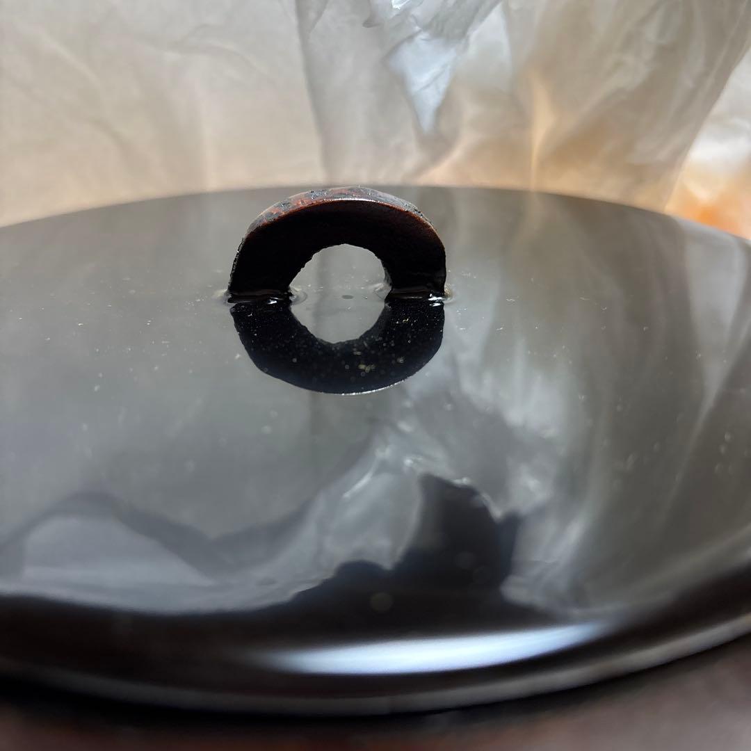 茶道具　輪島塗　水指　幸悦作