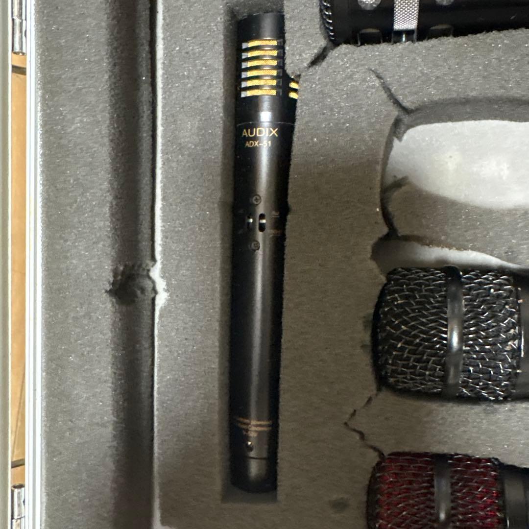 AUDIX マイクセット D6 D4 D2 専用ケース付き