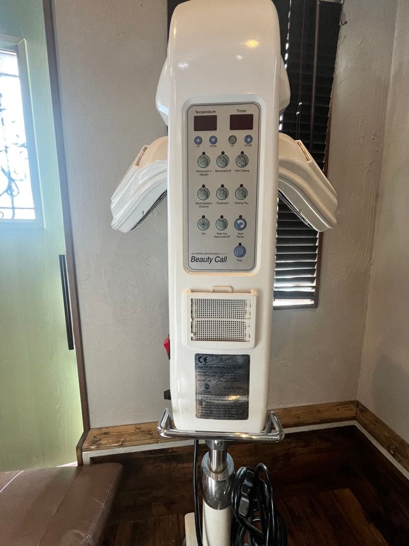 美容室　加温機、促進機、遠赤外線