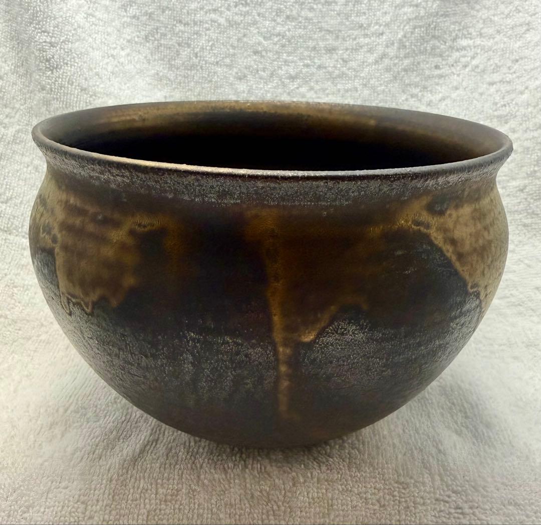 茶道具 建水 こぼし 砂張 楽山【匿名配送】