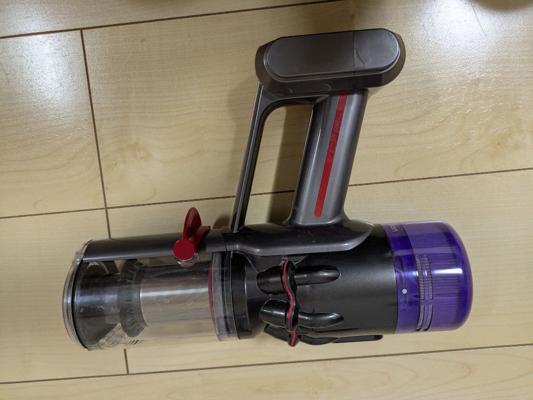 Dysonスティッククリーナー本体 紫色と黒