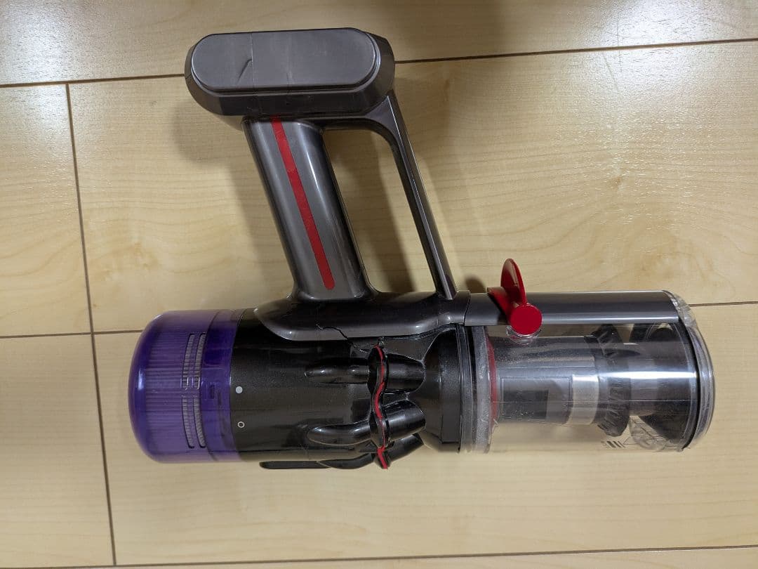 Dysonスティッククリーナー本体 紫色と黒