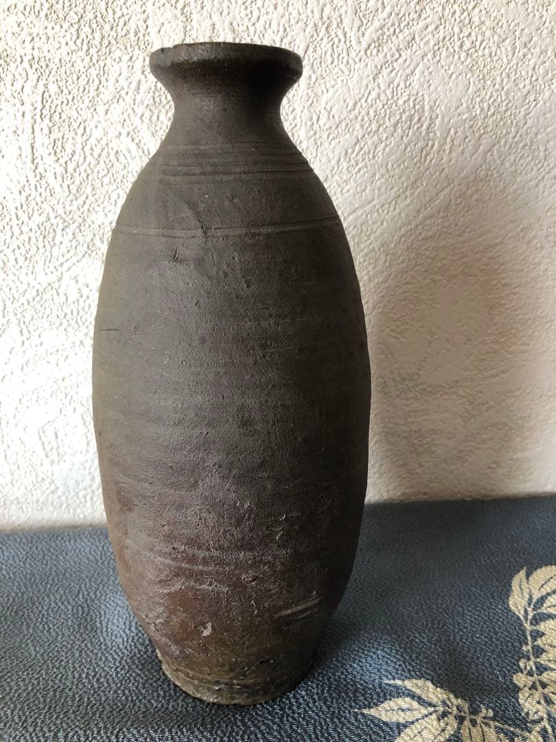 陶甕　陶瓶　骨董　古道具　酒瓶　花入