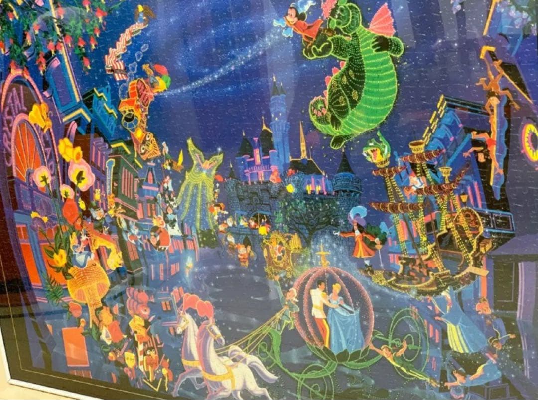 ◆激レア◆ディズニー エレクトリカルパレード　ジグソーパズル レア 完成品◆
