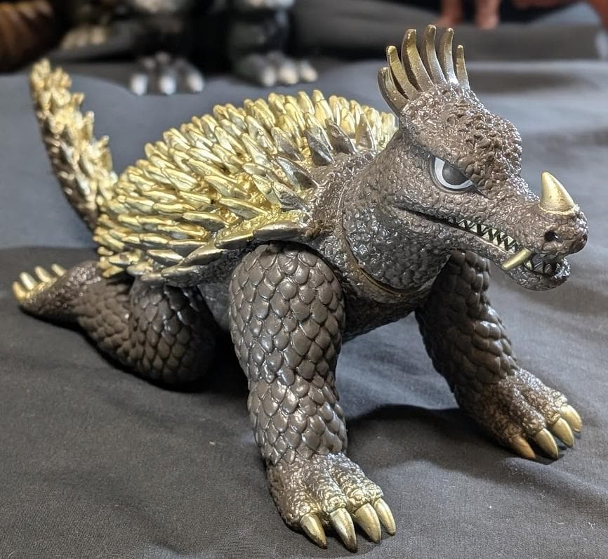 昭和ゴジラ・バラゴン・アンギラス・ラドン・モスラ幼虫（バンダイ）ソフビ５体セット