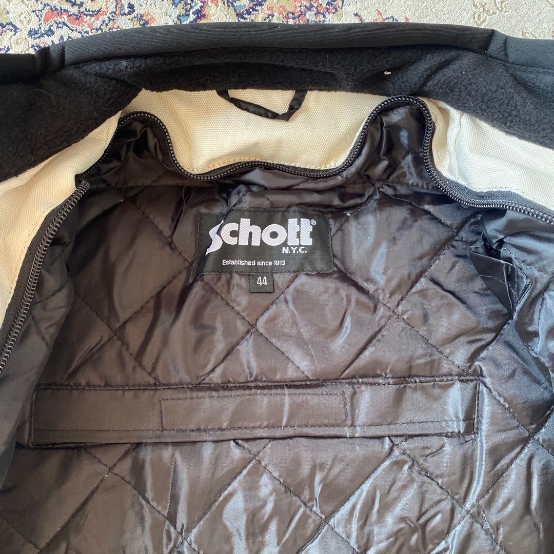 新品未使用Schott シングルライダースジャケット インナー脱着可能モデル！